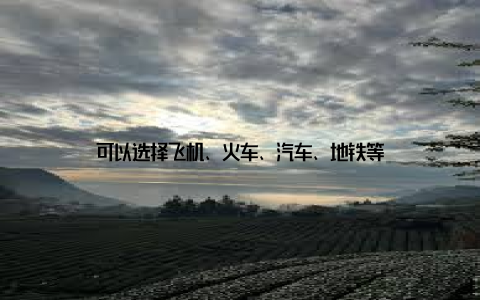 可以选择飞机、火车、汽车、地铁等