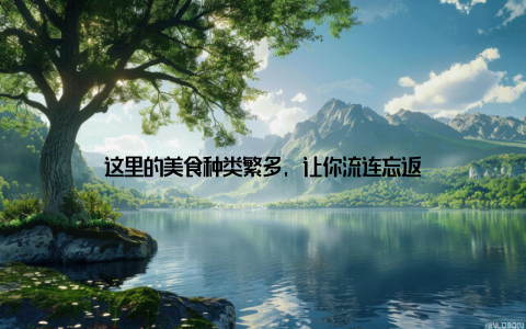 这里的美食种类繁多, 让你流连忘返