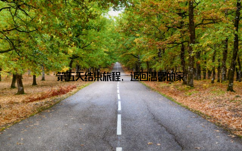 第五天结束旅程, 返回温馨的家