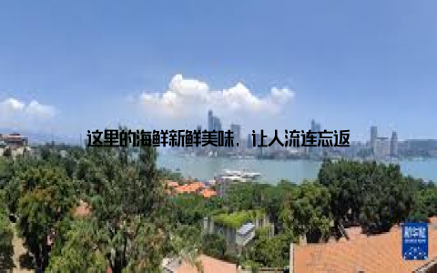 这里的海鲜新鲜美味, 让人流连忘返